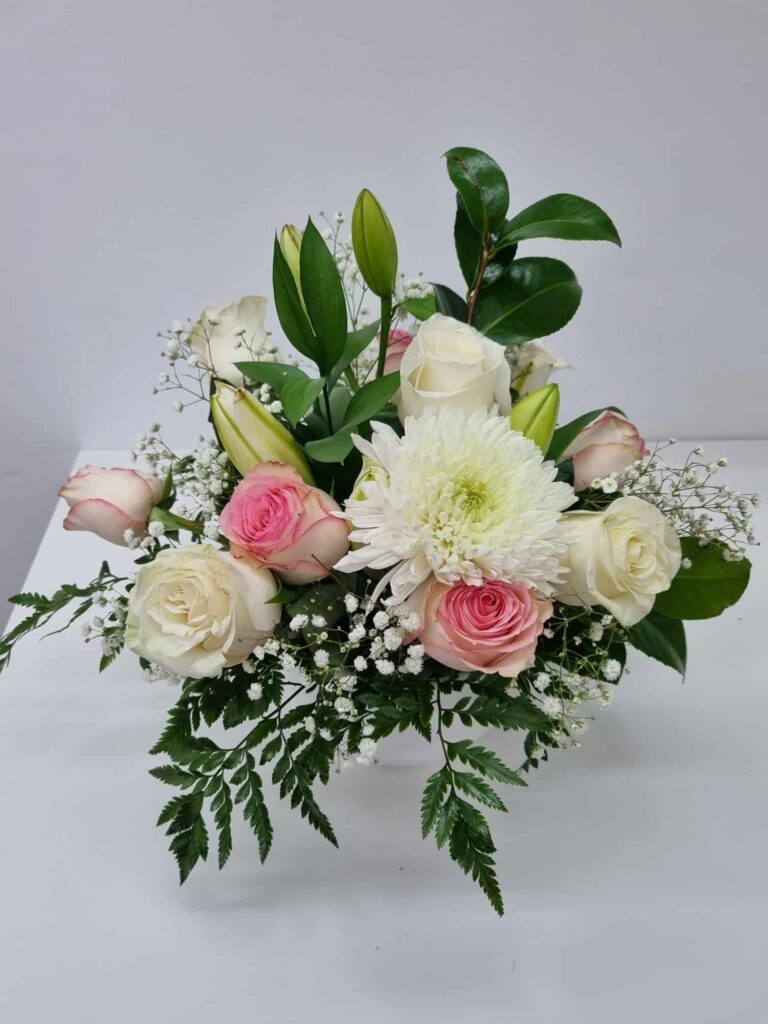 Centro de flores comuniones