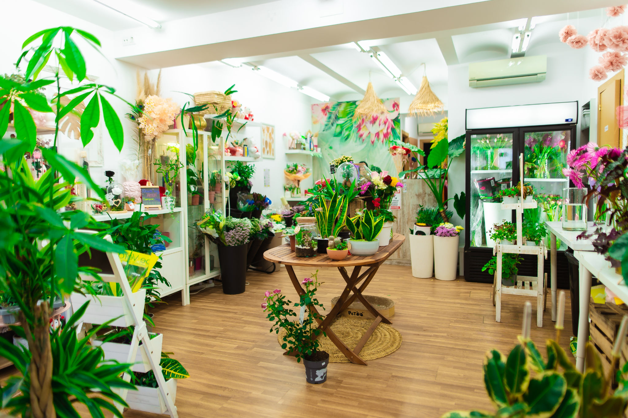 Jungla Floral vista interior en San Martín de la Vega